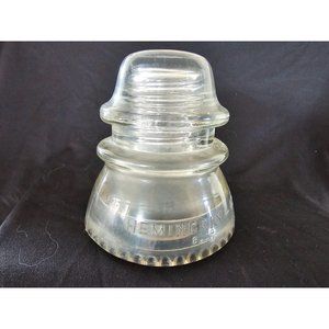 Vintage Clear Glass HemingRay - 42 Hydro Insulator Collectible Made in U.S.A